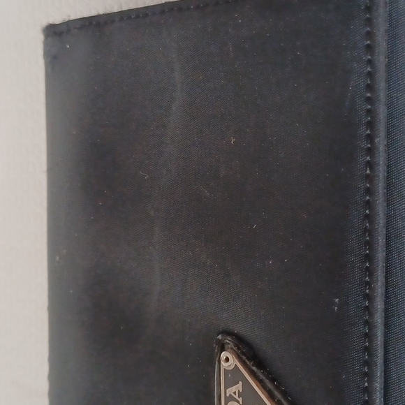 Prada Black Nylon Continental Long Wallet Women - Picture 10 of 10